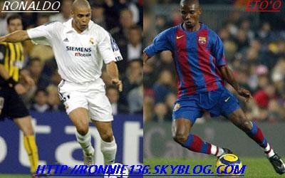 mes 2 idoles r9 et eto'o